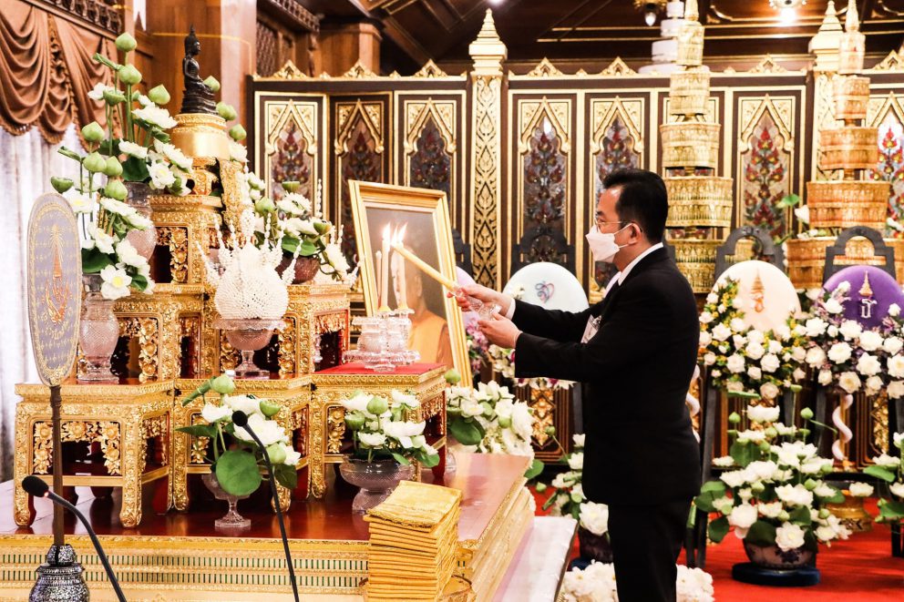 กรมการขนส่งทางราง ร่วมเป็นเจ้าภาพสวดพระอภิธรรมศพ เจ้าประคุณสมเด็จพระวันรัต (จุนท์ พรหมคุตโต) เจ้าอาวาสวัดบวรนิเวศวิหาร