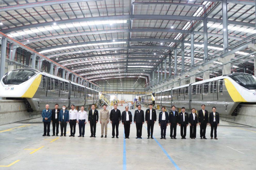 กรมการขนส่งทางรางร่วมทดสอบการเดินรถเสมือนจริงตลอดสายในโครงการรถไฟฟ้าสายสีเหลือง ช่วงลาดพร้าว – สำโรง
