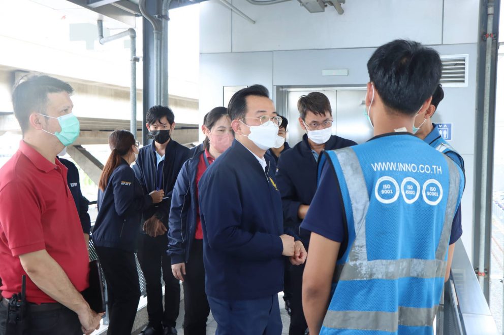 ขร. ลงตรวจลิฟต์และบันไดเลื่อนสถานีดอนเมืองใช้งานได้แล้ว กำชับแก้ไขให้เสร็จทั้งสายภายในเดือนหน้า พร้อมวางแผนบำรุงรักษาระยะยาว