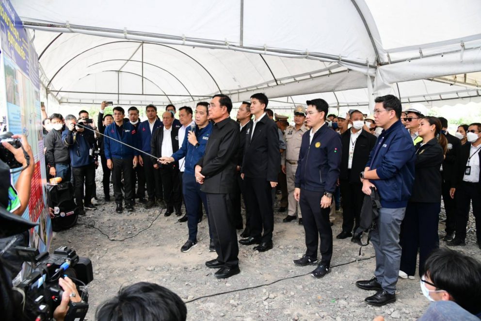 ขร. ร่วมลงพื้นที่ ตรวจเยี่ยมโครงการก่อสร้างรถไฟทางคู่สายตะวันออกเฉียงเหนือ ช่วงมาบกะเบา – ชุมทางถนนจิระ