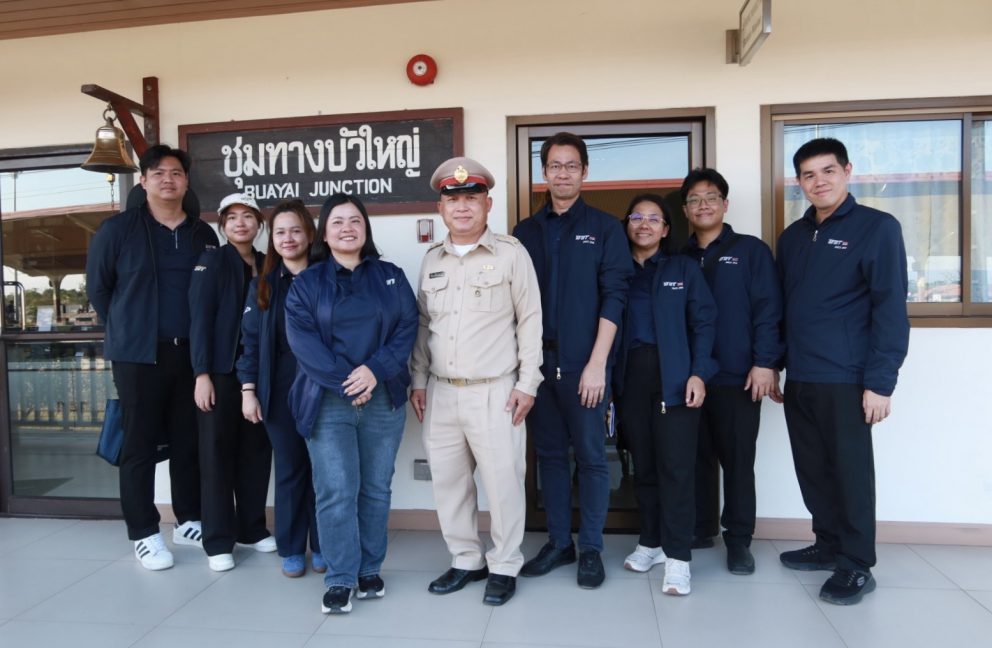 ขร. ลงพื้นที่สถานีชุมทางบัวใหญ่ เดินหน้าพัฒนาคุณภาพสถานีรถไฟสายตะวันออกเฉียงเหนือสู่มาตรฐานสากล