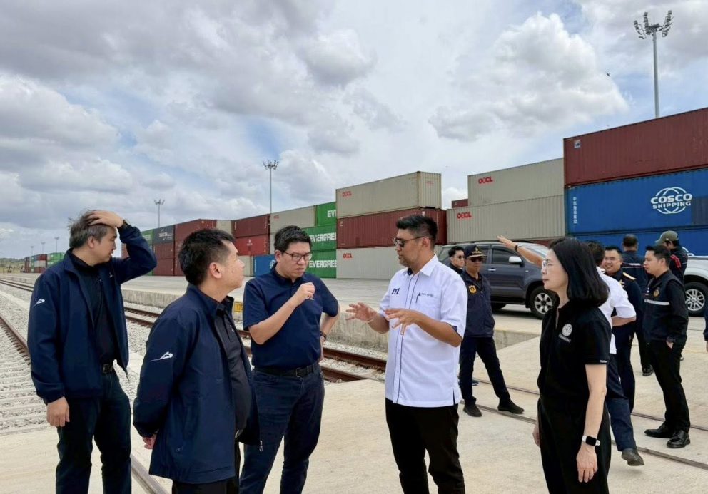กรมรางลงพื้นที่หารือพัฒนาการขนส่งสินค้าทางรางไทย–มาเลเซีย