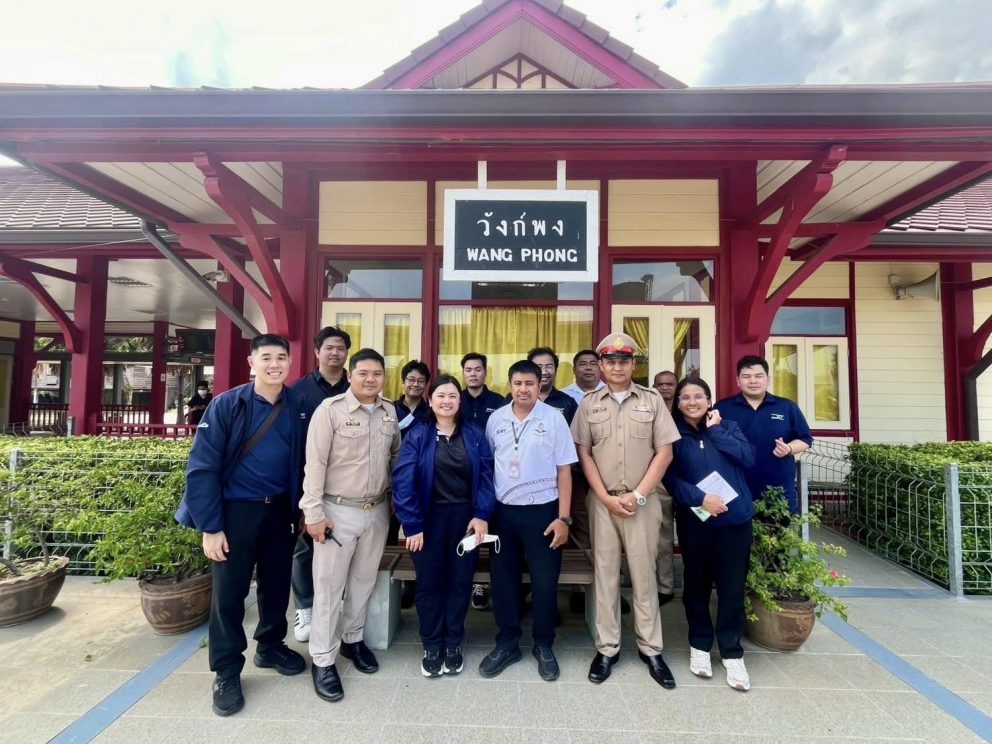กรมการขนส่งทางราง ลงพื้นที่ตรวจประเมินคุณภาพสถานีรถไฟสายใต้ จ.ประจวบคีรีขันธ์ ยกระดับมาตรฐานบริการผู้โดยสาร