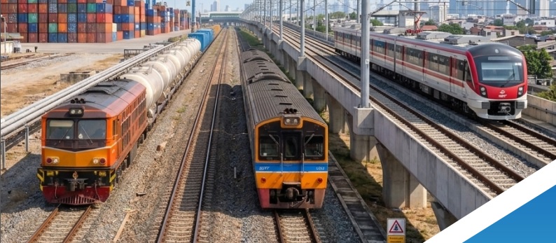 มขร. – S – 006 – 2569 มาตรฐานด้านความปลอดภัยว่าด้วยการจัดการเดินรถขนส่งทาราง (Safety Standard for Rail Operations Management)