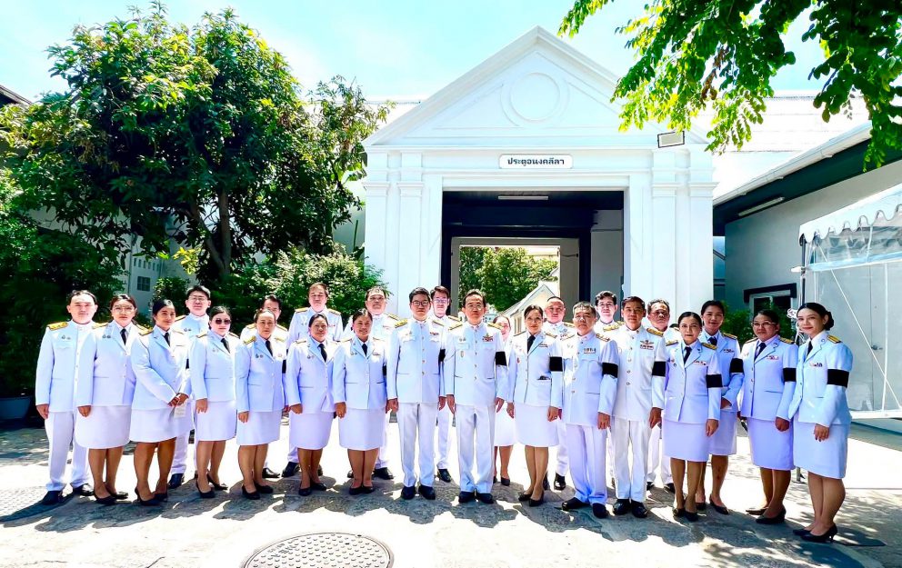 กรมการขนส่งทางราง ร่วมเฝ้าฯ พระพิธีธรรมสวดพระอภิธรรมพระบรมศพ สมเด็จพระเจ้าลูกเธอ เจ้าฟ้าพัชรกิติยาภา นเรนทิราเทพยวดี กรมหลวงราชสาริณีสิริพัชร มหาวัชรราชธิดา